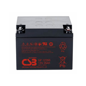 Batería Estacionaria 12V 26AMP LAR:166 GP12260 CSB