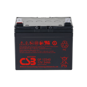 Batería Estacionaria 12V 34AMP LAR:196 GP12340 CSB