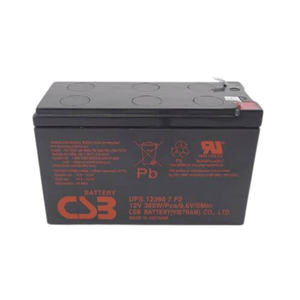 Batería Estacionaria UPS 12V-7.5 AH F2 UPS123607F2 CSB