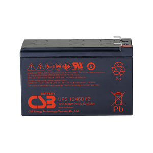 Batería Estacionaria UPS 12V-9 AH F2 UPS12460F2 CSB