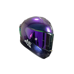 Casco Integral MM 909SP Solid Camaleon Visor Iiridium Morado M