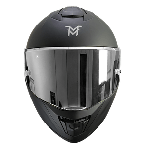 Casco Integral MM 909SP Solid Negro Mate Silver