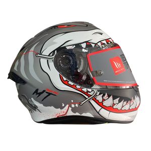 Casco FF106 PRO Targo Pro Sharky C2 Titanio Mate MT