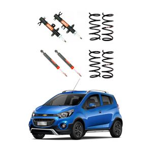 Combo Premium Suspensión Completa Para  Spark GT (Amortiguadores + Helicoidales)