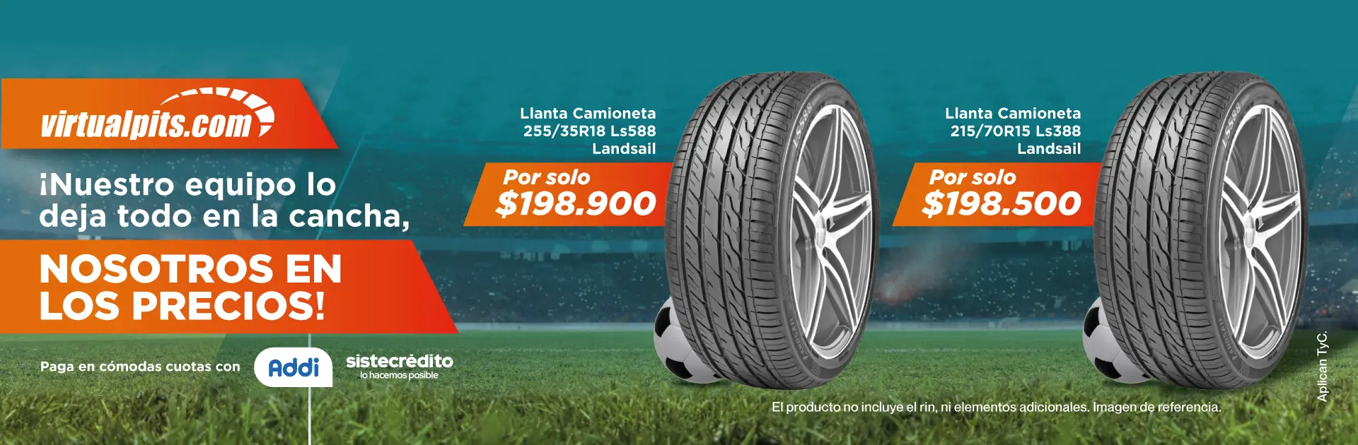 Promo de llantas camioneta