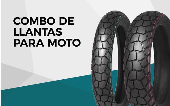 Combo de llantas para moto